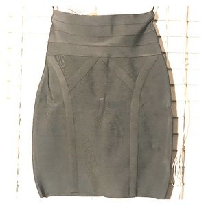 Bebe bandage mini skirt